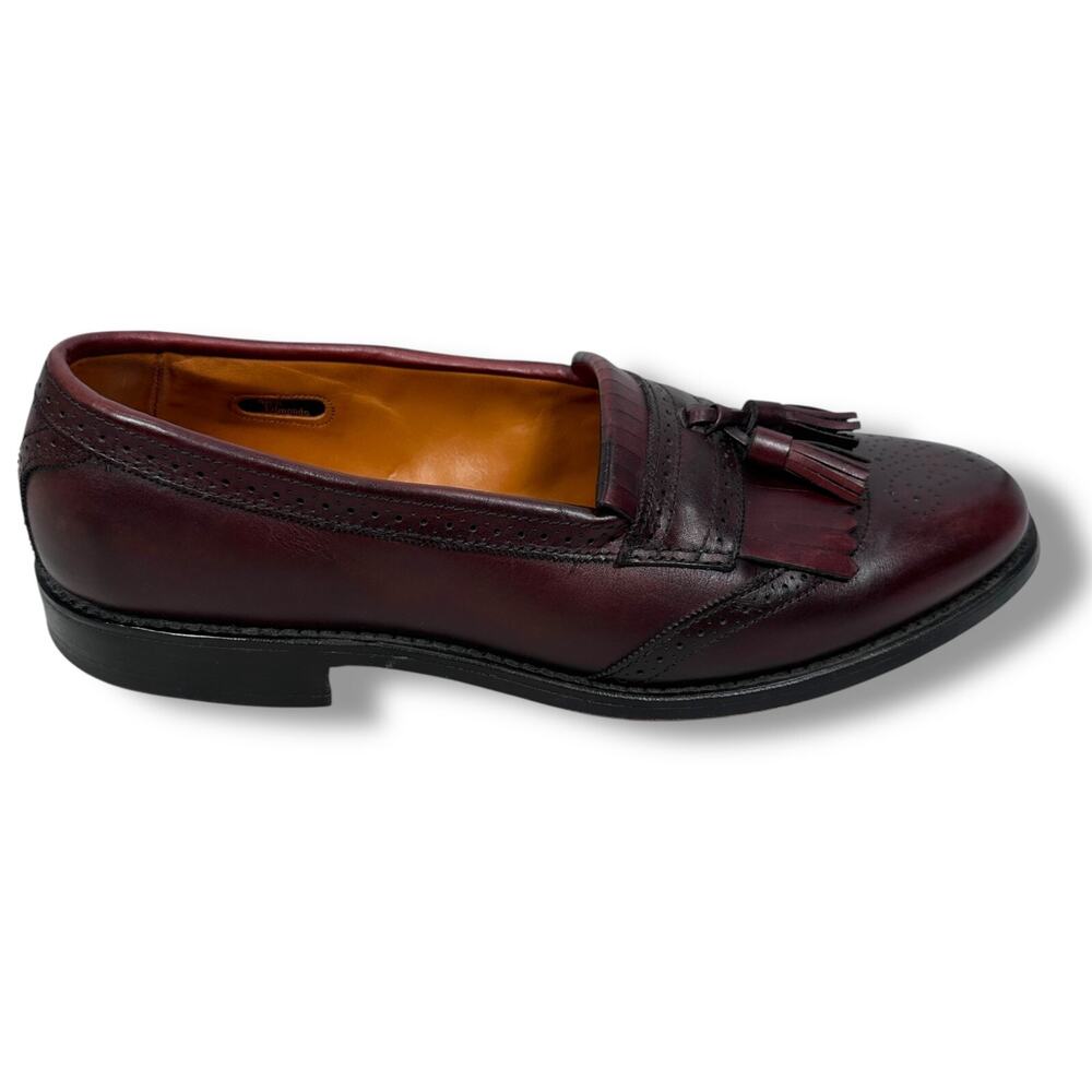Allen Edmonds Bridgeton Kiltie Tassel Loafers Men’s‎ 10 D Reddish Brown Cordovan